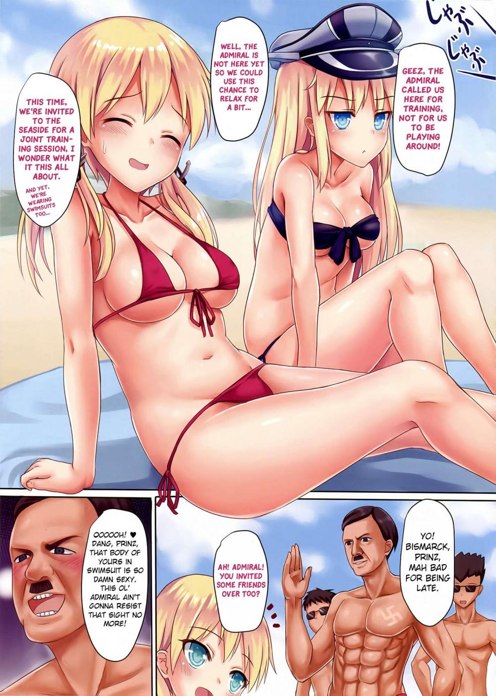 Hentai Manga Comic-A Summer Joint Training With Foreign Ships-Read-4